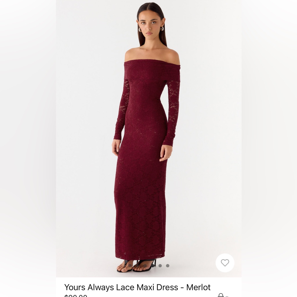 Yours Always Lace Maxi Never Worn